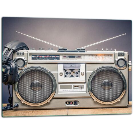 GlassplattenschneideBrett 52x40 Radio