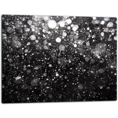 GlassplattenschneideBrett 52x40 Schwarz
