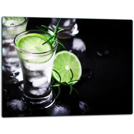 GlassplattenschneideBrett 52x40 Schwarz