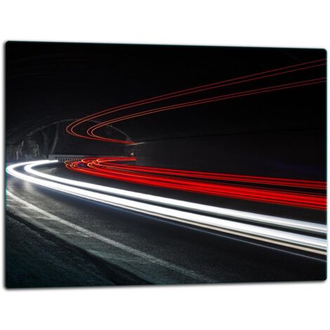 GlassplattenschneideBrett 52x40 Schwarz