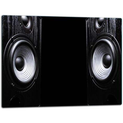 GlassplattenschneideBrett 52x40 Schwarz