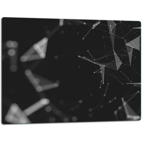 GlassplattenschneideBrett 52x40 Schwarz