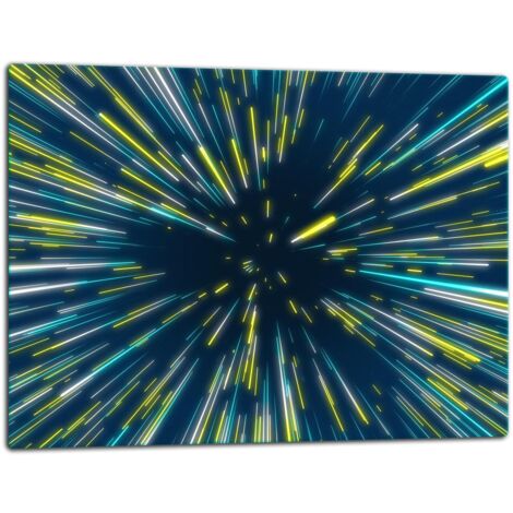 GlassplattenschneideBrett 52x40 Sterne