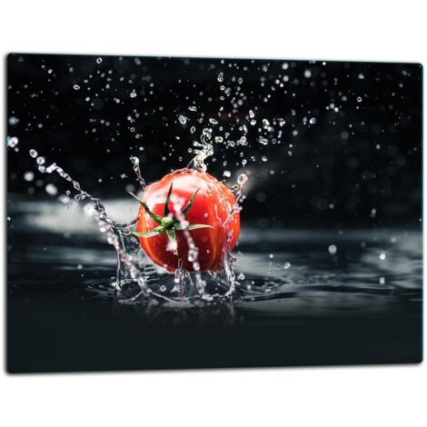 GlassplattenschneideBrett 52x40 Tomate