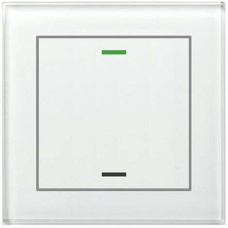 Glastaster II Light 1-fach, RGBW, mit Temperatursensor, Weiß, Neutral