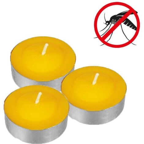 Glaswärmerkerze mit Citronella (Packung mit 15 Stück)