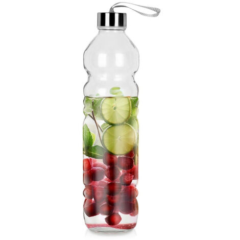 Glaswasserflasche 1,1 l
