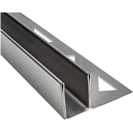 Glaswerk Westfalen- 2440x19x11mm Edelstah U Profil