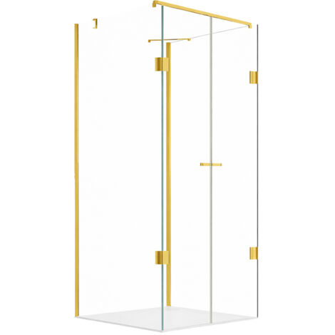 Glaswerk Westfalen - Emma 100x100x100 cm U-Form Duschkabine Gold
