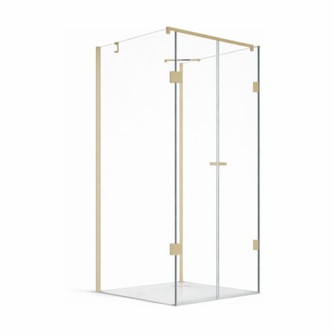 Glaswerk Westfalen - Emma 80x80x80 cm U-Form Duschkabine Weiß