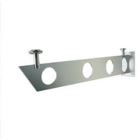 Glaswerk Westfalen- SET S Halter für Vordach - Edelstahl