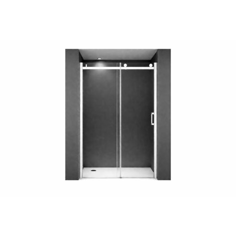 Glaswerk Westfalen - Viktoria 145x195 cm Nischendusche mit Schiebetür - Weiß