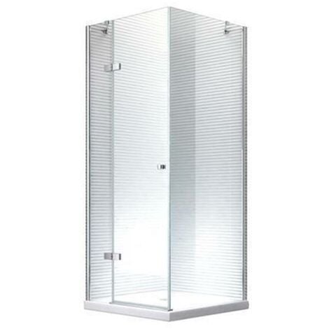 Glaszentrum Hagen - 100x100x195cm Cabine de douche Hestia - sans bac de douche