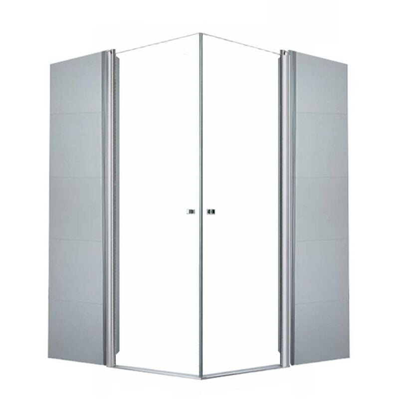 Glaszentrum Hagen - 40x40x195cm - Cabine de douche d'angle - Douche - Dimensions speciales