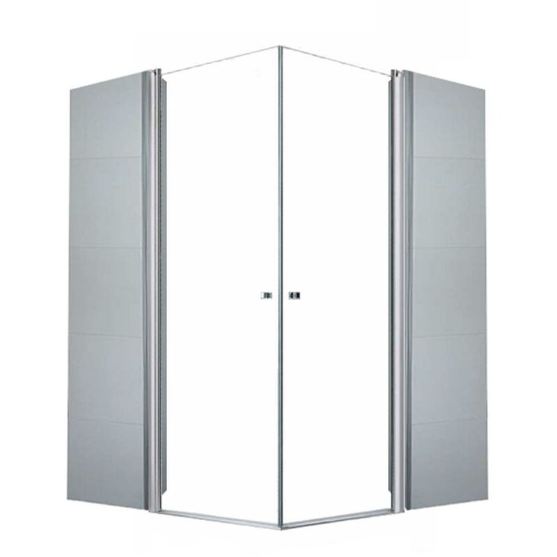 Glaszentrum Hagen - 65x65x195cm - Cabine de douche d'angle - Douche - Dimensions speciales