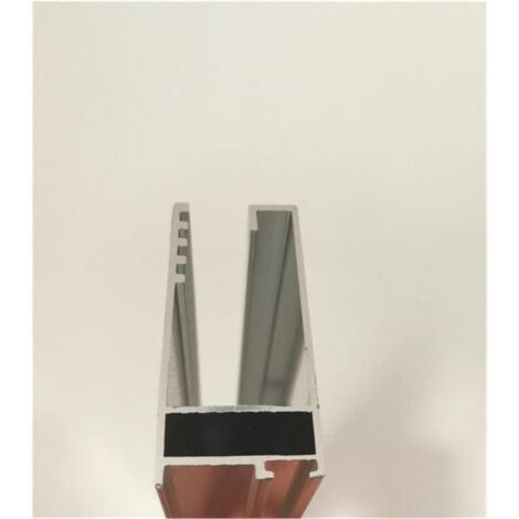 Alu U-Profil Weiß RAL 9016 - 1500mm Kantenschutzprofil 30x115mm