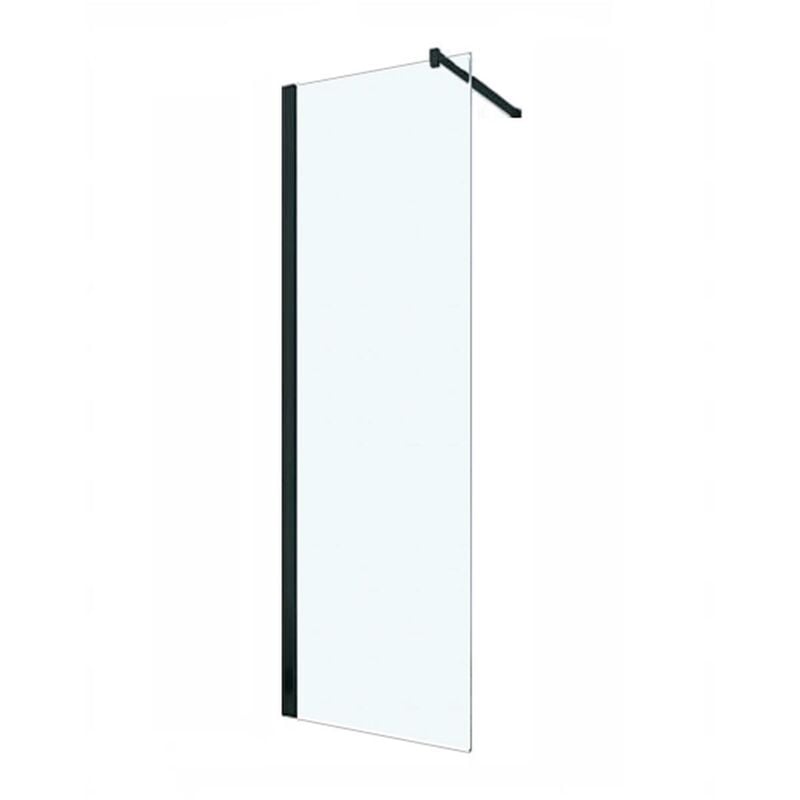 Glaszentrum Hagen - Paroi de douche à l'italienne - Jade-BK 10 mm 40x200cm - Transparent