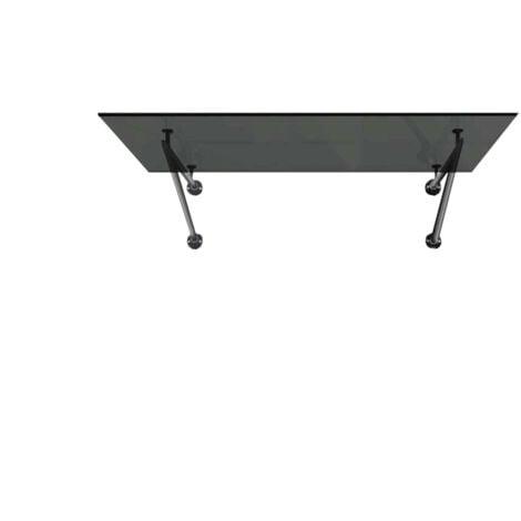 Glaszentrum Hagen - Pensilina in vetro grigio 150x90 cm - Trasparente - incl. Ral 7016