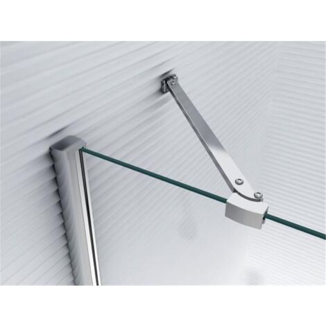 Glaszentrum Hagen - Stabilisator Stange - 45° Eckverbindung - für Duschwand & Duschkabine
