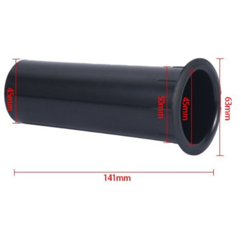 glatte ABS-Rohre für 4-6 Zoll Lautsprecher, 50 mm Durchmesser, glatte Innenwände, umgekehrtes Design für einfache Installation (50 mm ABS-Rohre)