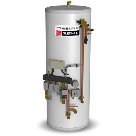 main image of "Gledhill Stainless Lite Pre-Plumbed Indirect Unvented Cylinder 210 Litre"