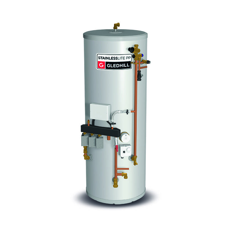 Gledhill - Stainless Lite System Plus Indirect Unvented Cylinder 180 Litre