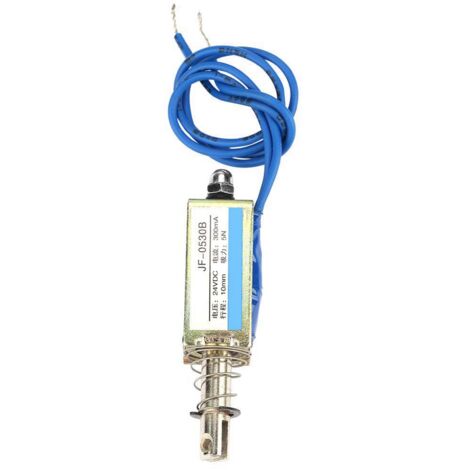 Gleichstrom-Elektromagnet JF-0530B 24V 10mm mit verzinntem Kupferblech für Textilmaschinen