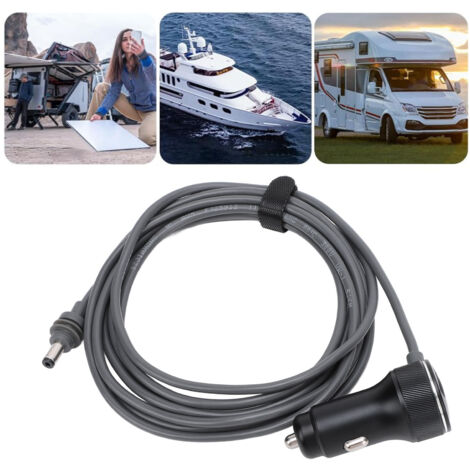 [Gleichstrom-Kfz-Ladekabel] – [Kabel] [Hochwertiges Gummi] für Satellitenradio, Zigarettenanzünderstecker, störungsfrei, 4 m / 13,1 ft, einfach zu bedienen