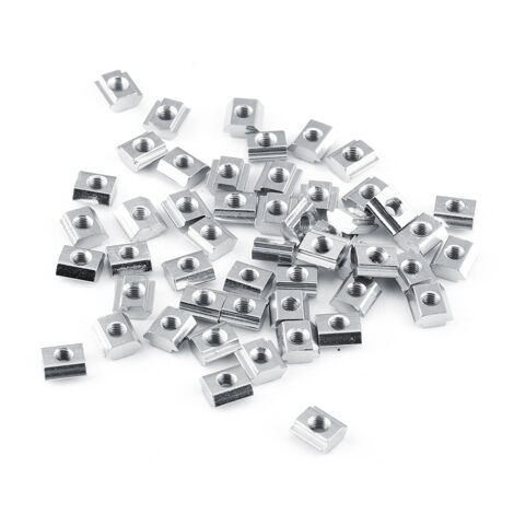 Gleitmutter aus vernickeltem Kohlenstoffstahl für Aluminiumprofile, T-Nut-Zubehör (EU20 M4)