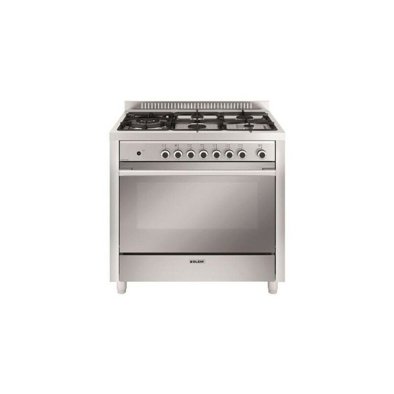 Glemgas - Cuisinière Matrix 90 x 60 cm inox - Four électrique multifonction catal glem - GX960CVIX