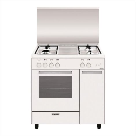 Glem Gas AS854GX cucina Elettrico/Gas Bianco