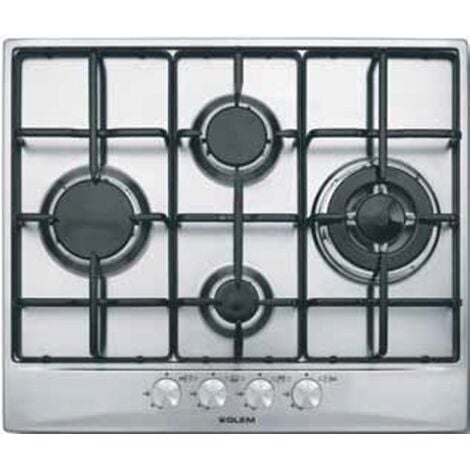Glem Gas GT645IX Piano Cottura Acciaio inossidabile Da incasso 60 cm 4 Fornelli