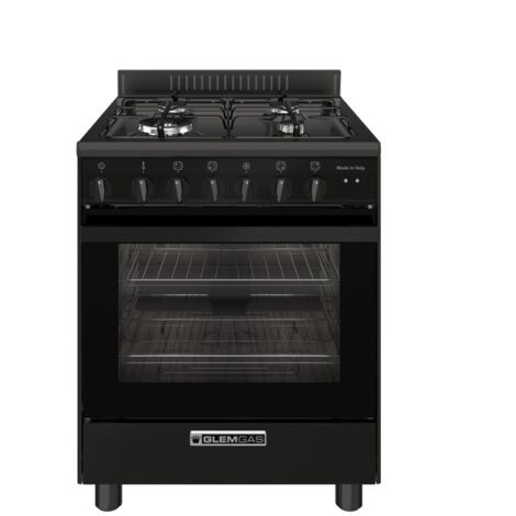 Glem Gas SA66TMBK cucina A Elettrico Nero