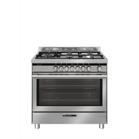 Glem Gas ST96TMI cucina Elettrico Cromo, Acciaio inox