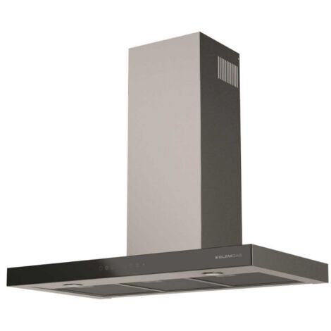 GLEM Hotte décorative murale 90 cm débit 679 m3/h - GHBS97IX