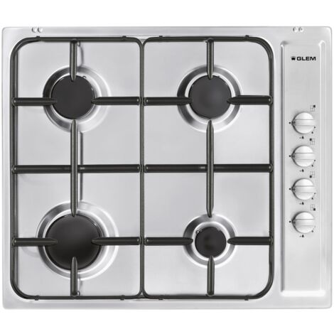GLEMGAS Piano Cottura A Gas Inox