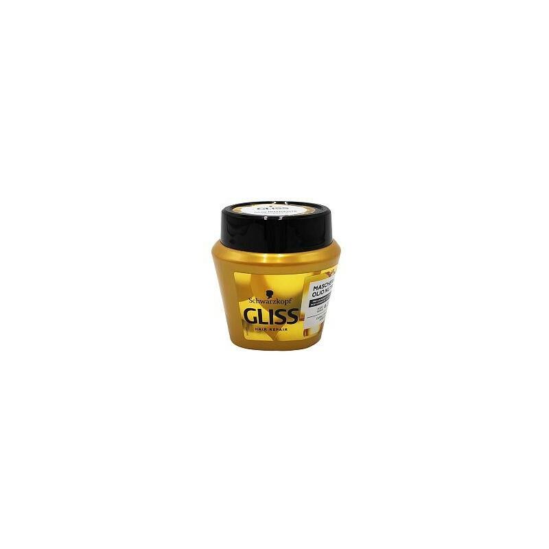 Image of Testa Nera - gliss oil elixir maschera capelli stressati e inclini alle doppie punte 300 ml
