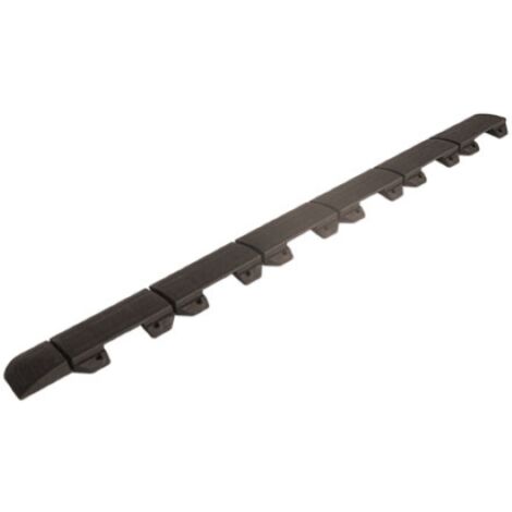 Glissie're d'accouplement male 600x52x13 mm joint de verrouillage pour revetement de sol en polypropyle'ne effet bois