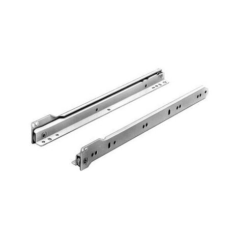 Coulisses de tiroir à galets - 30 kg - sortie 3/4 - HETTICH