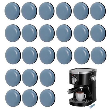 Glissières de meubles, 24 glissières de meubles bleues, glissières de meubles de voiture, glissières de meubles auto-adhésives de 20 mm, glissières de meubles en PTFE glissières de meuble