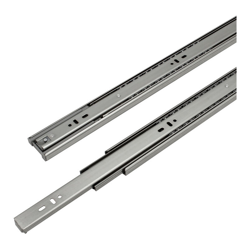 Glissières de tiroirs Coulisse à sortie totale Coulisse pour charges lourdes Coulisse télescopique Guidage à billes 45mm 500mm 2 pièces
