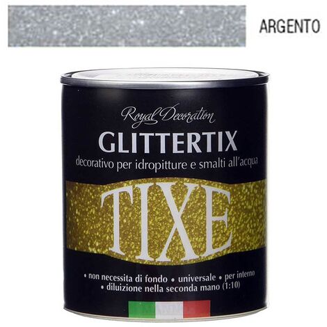 Cornice portafoto glitter argentata, 25,3x20,2 cm