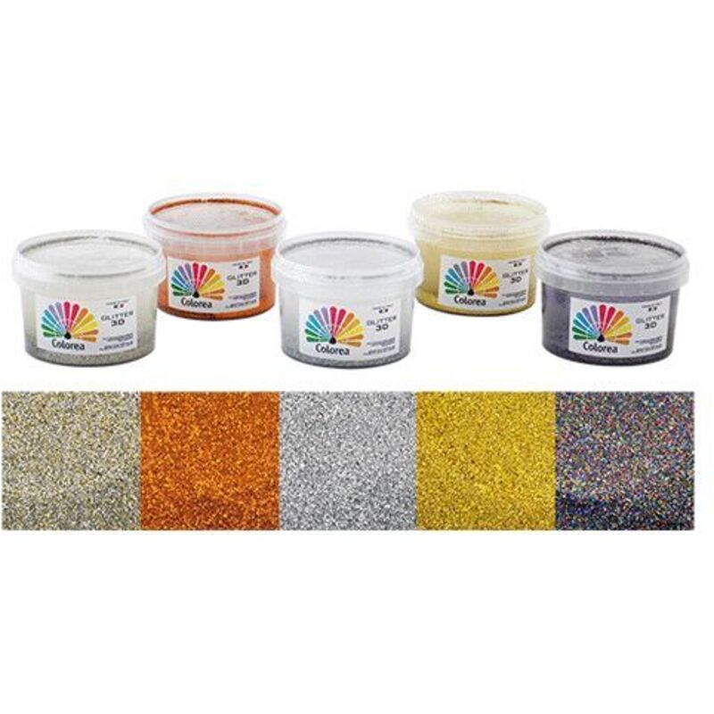 Glitter Per Decorazioni Ml.250 Multicolor Colorea