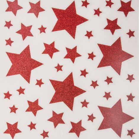 Glitter Stern Dekoration 30X32 -