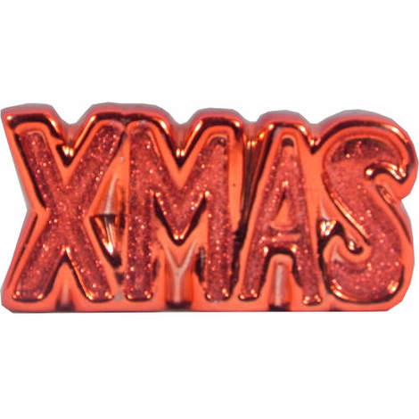 Glitter XMAS sign in Red