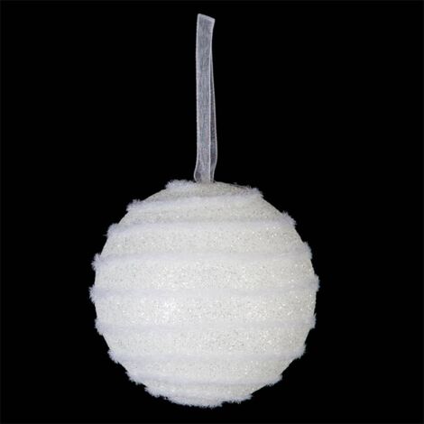 Glitzerkugel D.8cm Polystyrol sortiert -