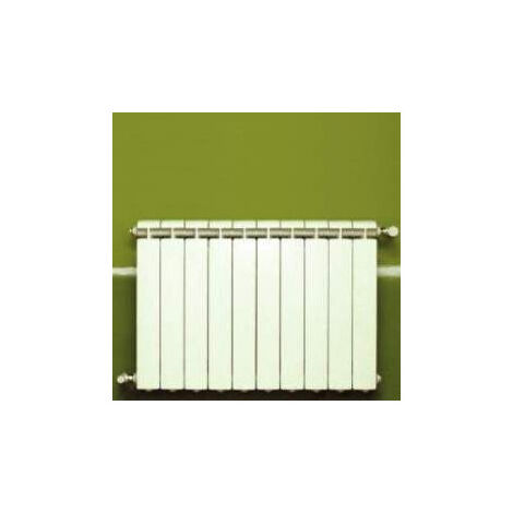 Global – Chauffage central fonte aluminium 10 éléments blanc 1160W – Dimensions 582x800x80mm – Pour installations jusqu'à 25m²
