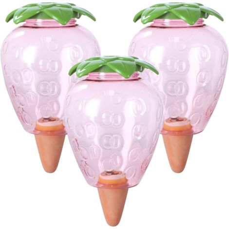 Globe Arrosage - 3 Pièces - Plastique Transparent - 500ml - Système Irrigation Automatique - Jardin Intérieur Extérieur