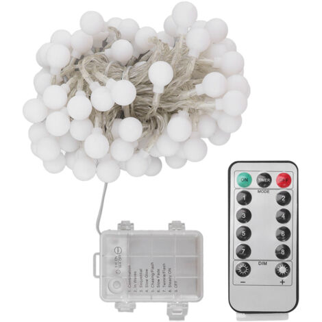 Globe String Lights Bulbs Waterproof Warm White Hanging Lights for Patio Backyard Party Wedding