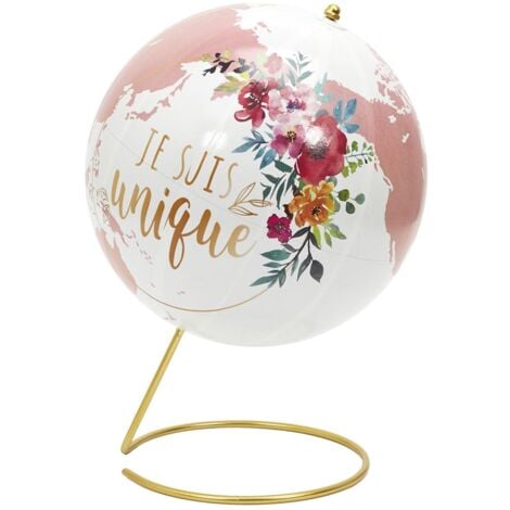 Globe terrestre Deco Girly Rose Home Deco Kids
